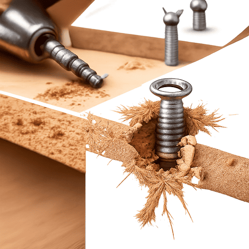 Винты для мебели и ЛДСП/МДФ: как избежать “разбора” отверстия и сколов