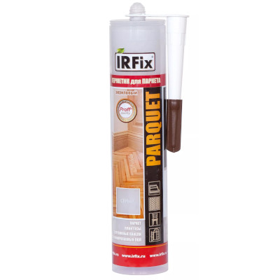 Рекомендуем купить Герметик IRFix PARQUET акриловый для паркета "Серый", 310 мл
