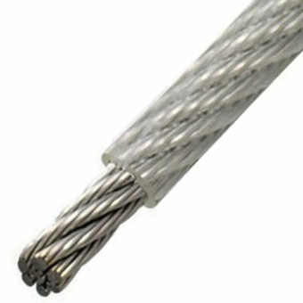 Рекомендуем купить Трос ART 814593 (DIN 3055) Ø 4мм/5мм в ПВХ оплетке, конструкция 7х7, нерж. сталь А4