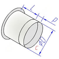 Купить врезка круглого сечения прямая в прямоугольный воздуховод оптом | ПРОТОРГ