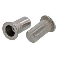 Рекомендуем купить Заклепка М6x22 закрытая с внутренней резьбой, насечками и цилиндрическим бортом, нерж. сталь A2