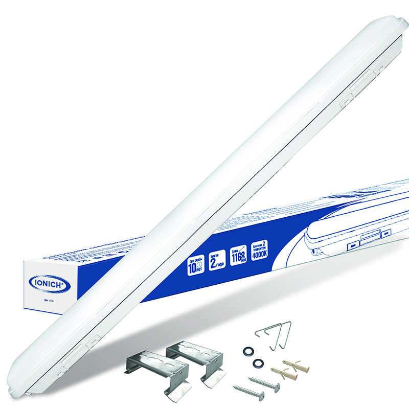 Рекомендуем купить Светильник светодиодный 36Вт 4000К IP65 1200мм ДСП линейный УХЛ2 IONICH 1573