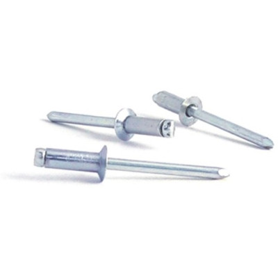 Рекомендуем купить Заклепка вытяжная открытая 3,2x6 с потайным бортом, алюминий / оц. сталь