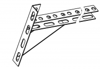 Купить кронштейн т-образный 200 оптом | ПРОТОРГ
