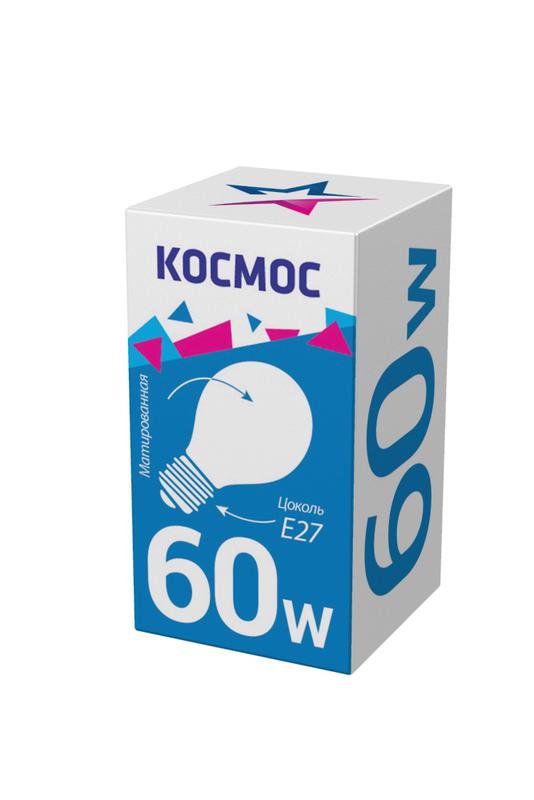Рекомендуем купить Лампа накаливания 60Вт A50/A55 матовая E27 230В КОСМОС LKsmSt55Fr60E27v2