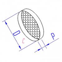 Купить заглушка круглого сечения с сеткой оптом | ПРОТОРГ