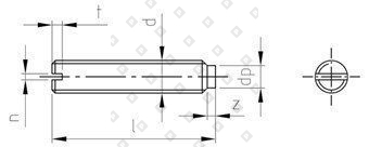 DIN 417 AISI 303 M 3X16 - №4