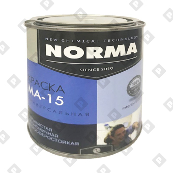 Краска масляная Novocolor МА-15 ГОСТ-71 жёлтая (1 кг) - №1