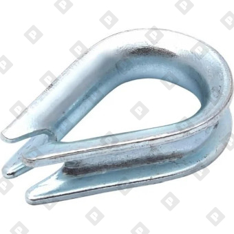 Коуш 10 ГОСТ 2224-93 для троса Ø 2 - 2.5 мм - №1