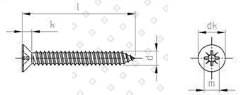 DIN 7982 A4 C 3,9X70 Z - №4