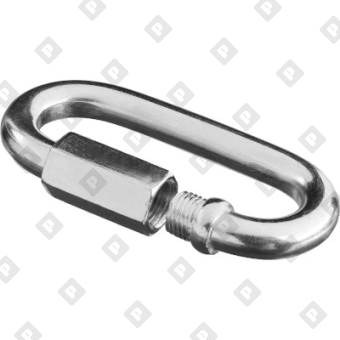 Карабин ART 9077 Ø6мм винтовой, нерж. сталь  А4  - №1