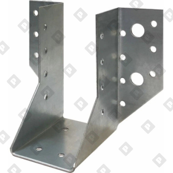 Опора бруса раскрытая OBR R 50x105x76x2 мм, оц. сталь - №1