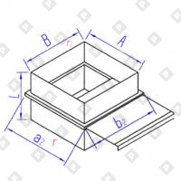 Шибер прямоугольного сечения - №1