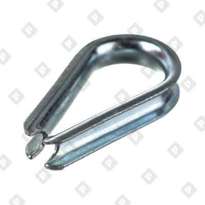 Коуш DIN 6899 для троса Ø12мм, оц. сталь - №1