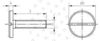 DIN 921 AISI 303 M 8X10 - №4