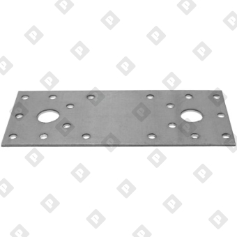 Крепежная пластина KP 100x35x1.5 мм, оц. сталь - №1