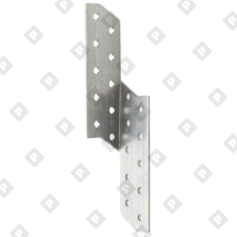 Держатель балки DB 40x170x40x2 мм правый, оц. сталь - №1