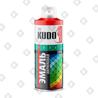 Эмаль аэрозольная Kudo KU-0A9003 satin RAL 9003 белая (0,52 л) - №1