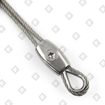 Зажим ART 814391 «Бочонок» для троса Ø5мм, нерж. сталь А4 - №2