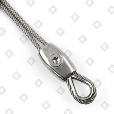 Зажим ART 814391 «Бочонок» для троса Ø2мм, нерж. сталь А4 - №2