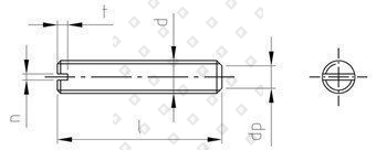DIN 551 AISI 303 M 1,6X6 - №4