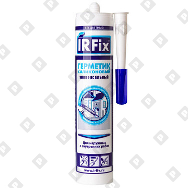 Герметик IRFix UNIVERSAL силиконовый универсальный "Безцветный", 310 мл - №1