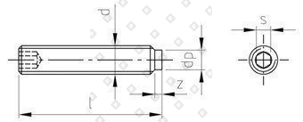 ISO 4028 A2 M 4X18 - №4
