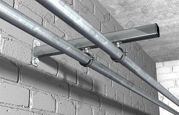 Одновинтовой трубный хомут fischer FGRS 12-14 (1/4") с гайкой M8/M10, оц. сталь - №2