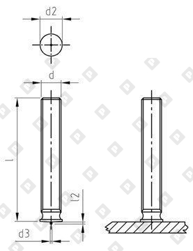 M 4X10 ISO 13918 A2 PT - №5
