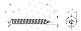 Art. 9112 A2 C 6,3X25 HEX-PIN 4 - №4