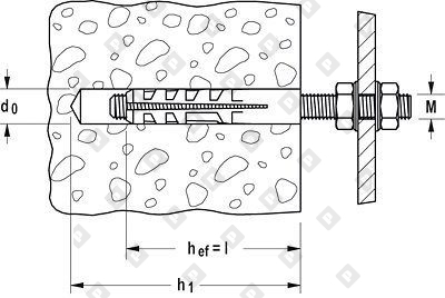 Распорный дюбель fischer M 6 S - №2