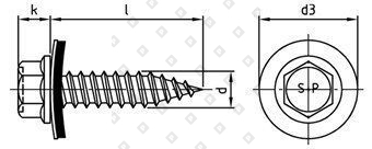 Art. 9505 A2/CV 6,0X38 DS 16 мм - №4