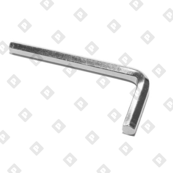 Ключ L-образный  шестигранный DIN 911, внутренний SW8, оц. сталь - №1
