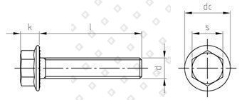 DIN 6921 M 5X50/50 A2 - №4