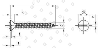 DIN 7973 A2 C 4,8X50 - №4