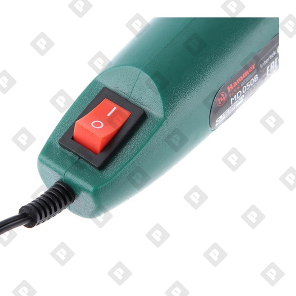 Дрель-мини Hammer MD050B 12В 2,4-3,2 мм (набор 80 предметов) - №3