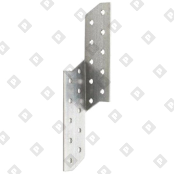 Держатель балки DB 40x170x40x2 мм левый, оц. сталь - №1