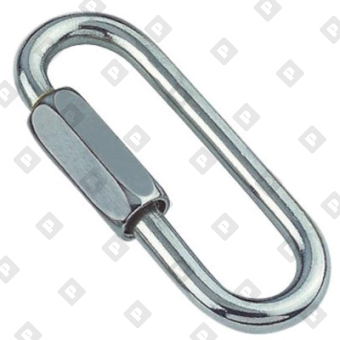 Карабин винтовой удлиненный ART 8838 8x88, нерж. сталь A4 - №1